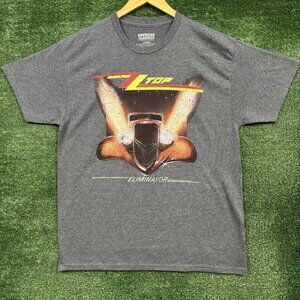 ZZ Top Eliminator Album Rock Band T-Shirt Size Large